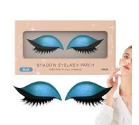 Parche para pestañas con sombra de ojos - Pegatinas reutilizables para sombras postizas, a prueba de agua y a prueba de manchas | Parche de pestañas para Halloween Night Out Cosplay sesión de fotos nu