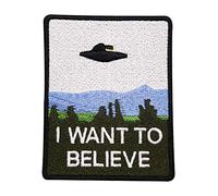 Parche para planchar de I want to believe Ufo Alien | Parche, parches de planchado, parches, parches finally Home