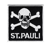 Parche para planchar o coser con diseño de calavera pirata, para planchar o coser, para ropa, parche bordado, tamaño 7,0 x 7,0 cm