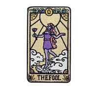 Parche para planchar - The Fool Tarot Cartas | Patches Astrología Tarjetas de Tarot Imagen para planchar Signo del Zodiaco Parche para niña Finally Home