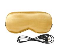 Parche para reducción de hinchazón, 1 juego de parches circulares oscuros, alimentado por USB, con temporizador de temperatura ajustable, terciopelo Moxa para seco marrón claro