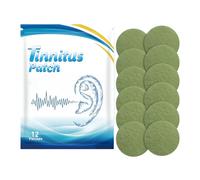 Parche Para Tinnitus, Parche Para La Salud Del Oído, Parches para Aliviar el Tinnitus Mejora el Dolor de Oído Parche Fácil para el Cuidado de la Salud del Oídos 12PC