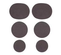 Parche para zapatos | Parches de reparación de piel sintética para prevención de agujeros de zapatos | Adhesivo de reparación de empeine de larga duración | Protectores adhesivos de talón para zapatos