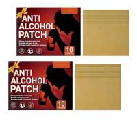 Parche, Parches corporales antialcohol, Fórmula natural suave para uso diario, Impermeable, Portátil y fácil de usar, Parche para la prevención después del consumo de alcohol (20 Piezas)