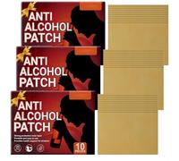 Parche, Parches corporales antialcohol, Fórmula natural suave para uso diario, Impermeable, Portátil y fácil de usar, Parche para la prevención después del consumo de alcohol (30 Piezas)