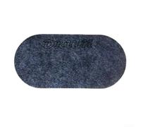 Parche protector para bombo gris 13,5 cm | Evita el desgaste en la cabeza inferior, prolonga la vida útil de la piel del tambor, ideal para bateadores pesados