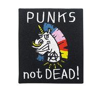 Parche Punks not Dead | Parches Termoadhesivos de Planchado para Ropa | Aplique Codera Rodillera Bordado DIY | Finally Home