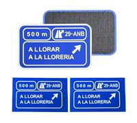 Parche Rectangular de PVC Para Mochila Tactica - A Llorar a la Lloreria - 76x43 Mm - Parches De Cross Training Para Mochilas Militares - Accesorio Para Gym Diseñado En España (Parche y pegatinas)