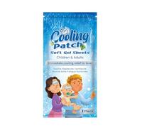 Parche Refrescante - Parches Portátiles Para El Dolor De Cabeza | Reductor De Fiebre En La Frente, Parche Para Aliviar La Fiebre En Climas Cálidos, 5 Hojas De Almohadillas Refrescantes Para La Fiebre