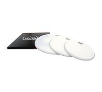 Parche Remo Ambassador Blanco rugoso ProPack 10 pulgadas, 12 pulgadas, 14 pulgadas PP-0942-BA