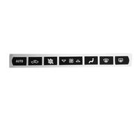 Parche reparación Compatible Con Corvette C6 2005 2006 2007-2013 1 Juego Pegatinas Para Reparación Botones Control Climatización Aire Acondicionado Consola Central Panel Aire