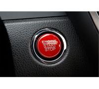 Parche reparación Compatible Con Toyota Para Highlander Botón De Arranque Y Parada Del Motor, Pegatina Para Tapa, Embellecedor, Accesorios Interiores Del Coche.(Red)