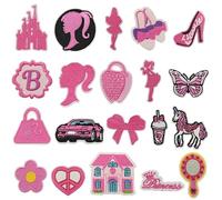 Parche Ropa,Parches Ropa Termoadhesivos 20 piezas Princesa Rosa Hierro en Parche Parches Bordados DIY Coser o Planchar en Los Parches Apliques para Ropa Camiseta Jeans Sombrero Pantalon Bolsas