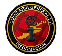 Parche Rubber Policía Comisaría General de Información 9 Cm
