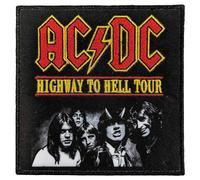 Parche tejido AC/DC Highway To Hell Tour, talla única, Negro, Taille unique