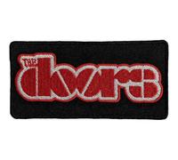 Parche tejido con logotipo rojo de The Doors talla única