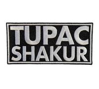 Parche tejido con logotipo Tupac, talla única