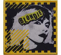 Parche tejido mono con logotipo Blondie Punk para hombre