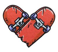 Parche termoadhesivo con forma de corazón para monopatín, parche para planchar, parches para planchar, parches para planchar, parches para patinar Finally Home