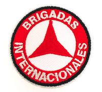 Parche Termoadhesivo de las Brigadas Internacionales - Recuerdo Histórico de la Guerra Civil Española, Diseño Vintage Bordado, Coleccionable