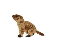 Parche termoadhesivo, diseño de marmota, perfil izquierdo, 3,5 cm x 5,1 cm