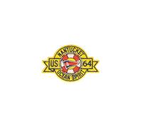 Parche termoadhesivo escudo náutico U64, 6,2 cm x 4 cm