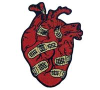 Parche termoadhesivo para la ropa, diseño de Corazón con una venda adhesiva