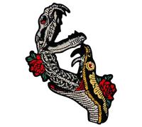 Parche termoadhesivo para la ropa, diseño de De nacimiento a muerte serpiente