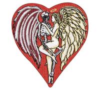 Parche termoadhesivo para la ropa, diseño de El Ángel y el Demonio