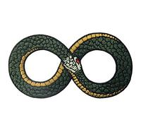 Parche termoadhesivo para la ropa, diseño de Ouroboros El símbolo infinito