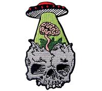 Parche termoadhesivo para la ropa, diseño de Perder la mente Cerebro perdido en UFO