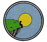 Parche termoadhesivo para la ropa, diseño de Perdido en Mi Planeta Solitario