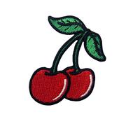 Parche termoadhesivo para la ropa, diseño de Rojo cereza