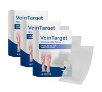 Parche VeinTarget Microdarts - Mejora el aspecto de la pierna, parche profesional para piernas varicose, parche VeinTarget, ingredientes naturales para piernas tratamiento para todos los tipos de piel