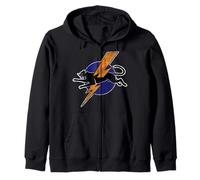 Parche vintage de aviación del escuadrón de combate militar de la Segunda Guerra Mundial Sudadera con Capucha