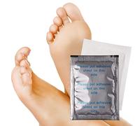 Parche vital Detox Sunglow - Tirita para pie para la Desintoxicación - 6 Variantes - Plata (30 Piezas)