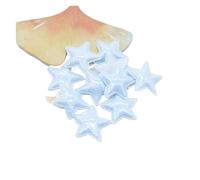 Parches 50 Uds. Apliques De Estrella Cuero Ostentosos 25mm For Sombreros Niña DIY, Pinzas For El Pelo, Accesorios Decoración, Ropa(Blue)