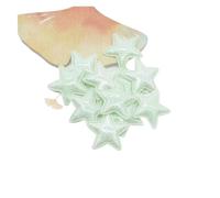 Parches 50 Uds. Apliques De Estrella Cuero Ostentosos 25mm For Sombreros Niña DIY, Pinzas For El Pelo, Accesorios Decoración, Ropa(Green)