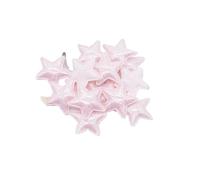 Parches 50 Uds. Apliques De Estrella Cuero Ostentosos 25mm For Sombreros Niña DIY, Pinzas For El Pelo, Accesorios Decoración, Ropa(Pink)