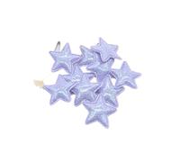 Parches 50 Uds. Apliques De Estrella Cuero Ostentosos 25mm For Sombreros Niña DIY, Pinzas For El Pelo, Accesorios Decoración, Ropa(Purple)