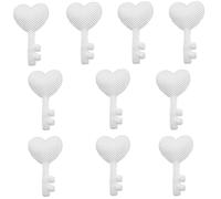 Parches acolchados para llaves de corazón de dibujos animados, hechos a mano, accesorios para el cabello, bonitos pasadores para el cabello