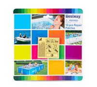 Parches adhesivos de reparaci n subacu ticos Flowclear de Bestway de 6,35 x 6,35 cm (10 parches)
