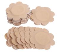 Parches Adhesivos de Tejido Beige 30 Piezas para Hombro y Ombligo | Pegatinas de Parche en Blanco, Borde de Cuatro Esquinas Redondeadas, Uso en Viaje y Terapia de Acupuntura