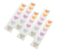 Parches Adhesivos Forma de Corazón 30 Piezas Pe Rojo | Envase Individual, Adhesivo Fuerte, Resistente al Agua Polvo, Uso Exterior y Emergencia