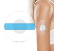 Parches adhesivos Freestyle Libre,Paquete de 55 Parches Adhesivos Impermeables para Freestyle Libre 1 2 3 Sensor,transparentes y transpirables durante 14 días