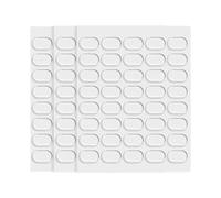 Parches adhesivos invisibles de agarre fuerte, extraíbles para decoración interior de coche, calcomanías lavables para parabrisas para coleccionables, cinta adhesiva de figura de coche