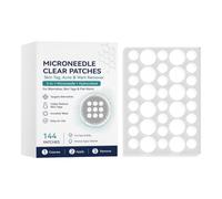 Parches Anti Granos Faciales | Parches Faciales Naturales con Microagujas | 144 Piezas Parche Facial De Microagujas Para Imperfecciones | Para Adultos Mujeres Hombres Diario Noche Mañana Ejercicio