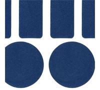 Parches antiabrasión for el talón, pegatinas for reparación de la parte superior del zapato, desgarros, revestimiento agujeros, cuidado los pies, 6 uds per punta e tallone di sneakers(Royal blue)