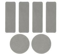 Parches antiabrasión for el talón, pegatinas for reparación de la parte superior del zapato, desgarros, revestimiento agujeros, cuidado los pies, 6 uds per punta e tallone di sneakers(Light gray)