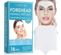Parches Antiarrugas Frente 16 Piezas, Parches de Silicona para Reducir Líneas de Expresión, Tratamiento Antiedad para Arrugas de la Frente, Efecto Lifting Facial Nocturno, Suaviza y Reafirma la Piel
